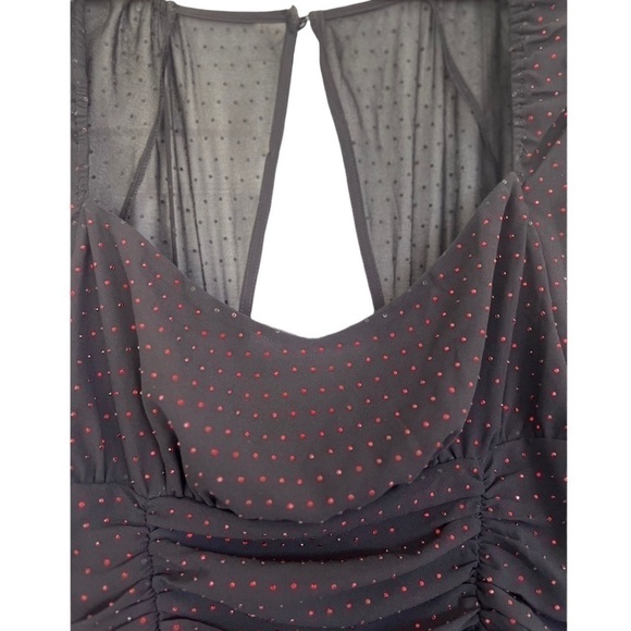 NEW DUNDAS X REVOLVE Stardust Long Sleeve Maxi Dress Black - Picture 5 of 6